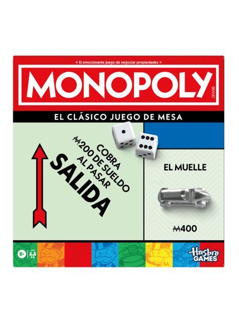 Juego de Mesa Monopoly Clásico-0