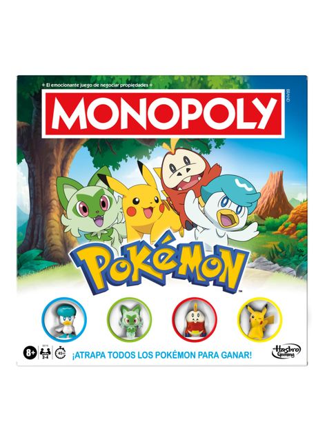 Juego de Mesa Monopoly Pokemon-0