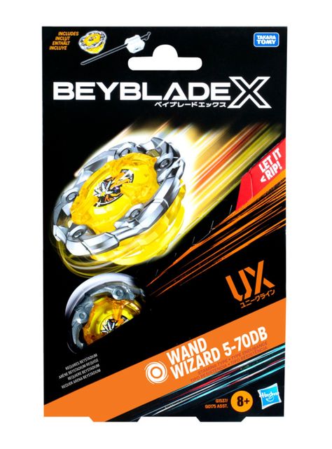 Trompo Beyblade X Kit de Refuerzo Wand Wizard 5-70DB UX-1