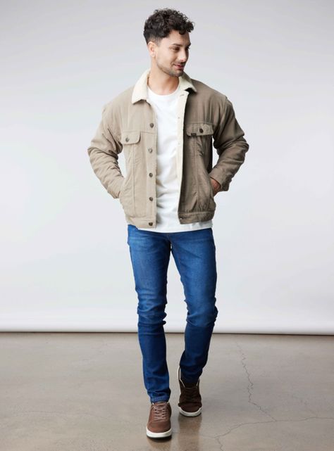 Chaqueta Leesherpa Aviador Bicolor-3