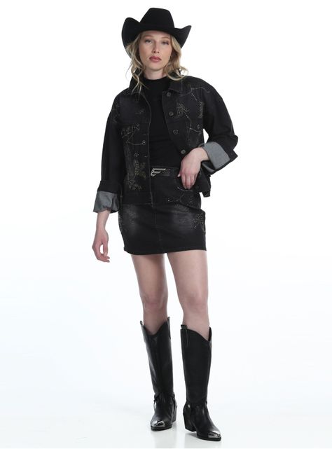 Chaqueta Trucker Tachas-3