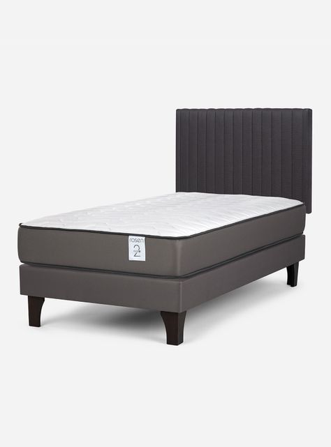 Cama Europea New Style 2 Plus 1.5 Plazas Respaldo Lucio-0