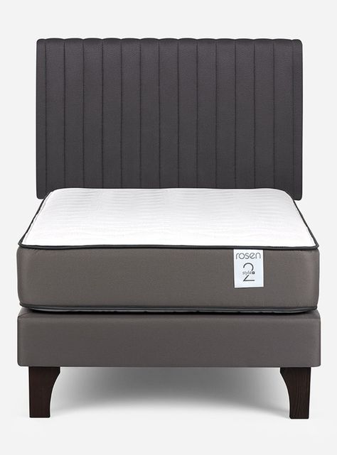 Cama Europea New Style 2 Plus 1.5 Plazas Respaldo Lucio-1