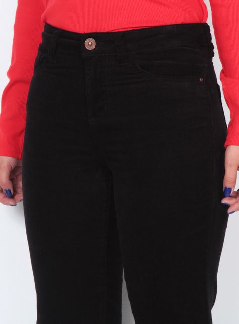 Pantalón Cotelé Recto Push Up Pretina-2