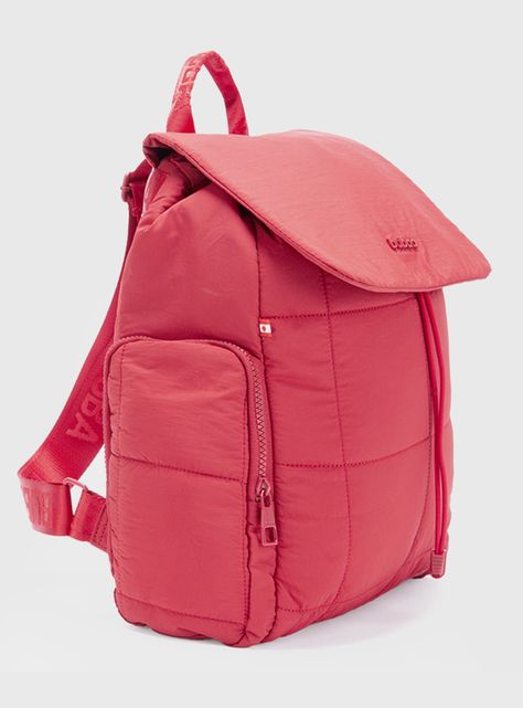 Backpack Puffer Red-2