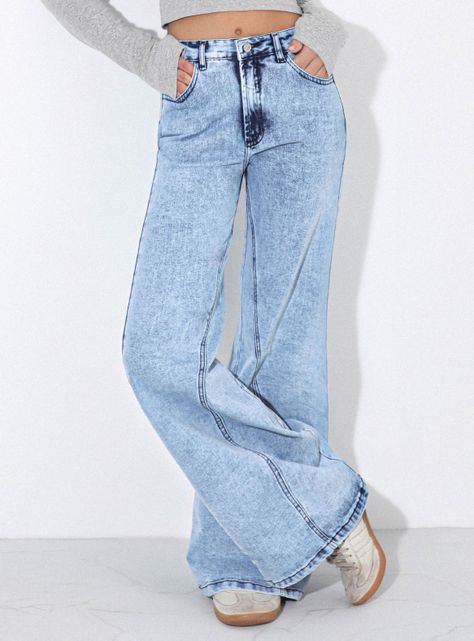 Jeans Pants Corte Entrepierna-0