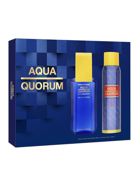 Set Perfume Aqua EDT Hombre 100 ml + Desodorante 150 ml-0