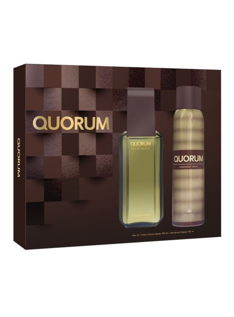 Set Perfume Quorum EDT Hombre 100ml + Desodorante 150ml-0