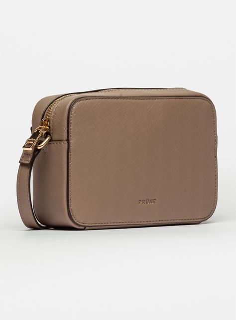 Bandolera Mini Bag Lane Zaffiano Café-1