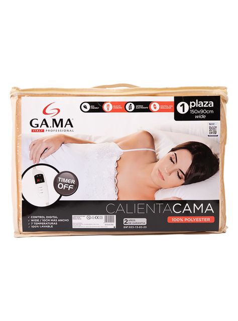Calientacama 1 Plaza Single Wide 150x90 cm  -2