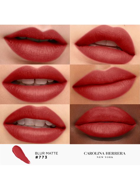 Fabulous Kiss Lipstick Blur Matte Carolina Herrera 773 Vamp Style 3.5g-2