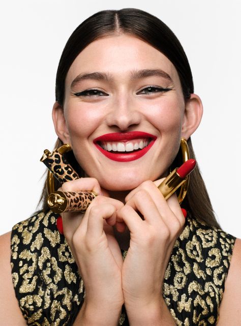 Fabulous Kiss Lipstick Cap Carolina Herrera Animal Print-2