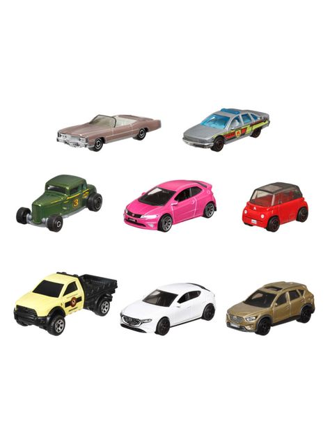 Vehículo de Juguete Auto Básico Paquete de 8-4
