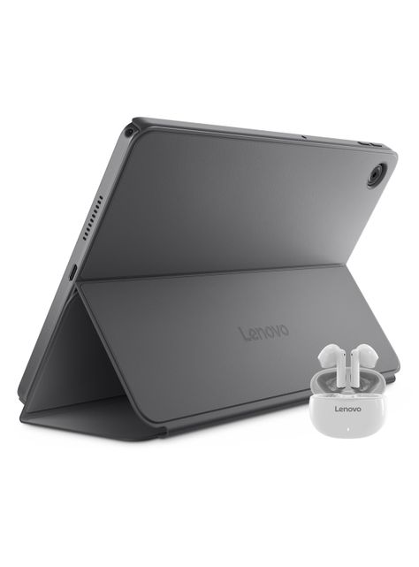 Tablet Tab 4GB RAM 128GB 10.1" FHD Wifi Luna Grey + Funda + Auriculares Estéreo Inalámbricos -1