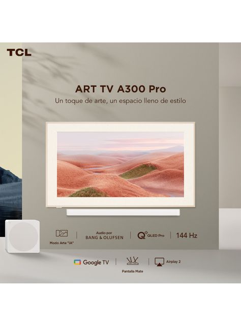 QLED Smart TV 65" 4K UHD ART TV A300W Pro-1