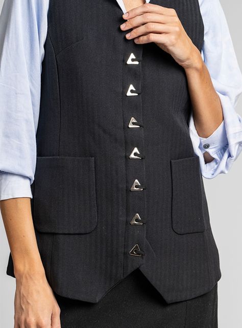 Vest Manhattan Negro-3