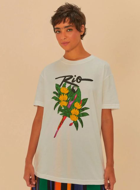 Polera Estampado Rio Algodón-0