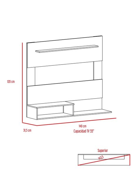 Panel TV 55" Beijing Blanco-1