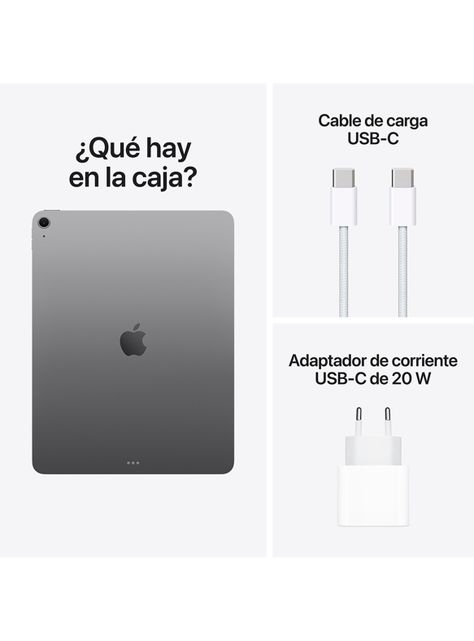 iPad Air 11" Chip M3 128GB Gris Espacial-2