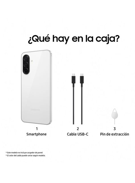 Smartphone Galaxy A26 5G 128GB 6.7" Blanco Liberado-4