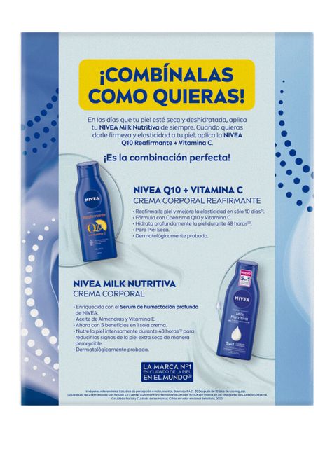 Pack Nivea Milk Nutritiva+Milk Q10-3