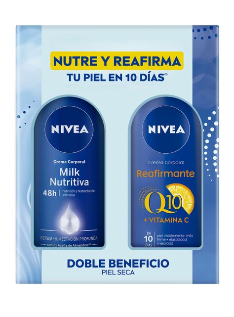 Pack Nivea Milk Nutritiva+Milk Q10-0