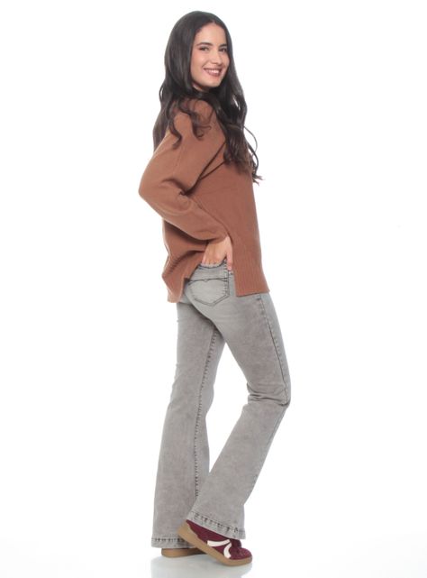 Sweater de Manga Larga con Cuello-4