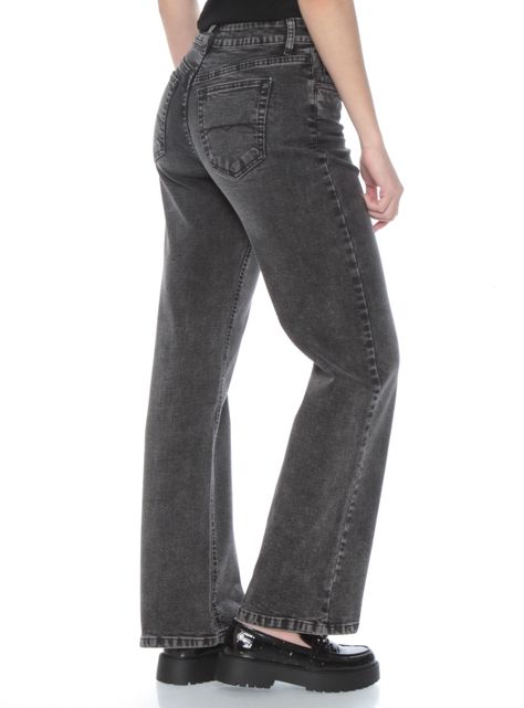 Jeans Recto Tiro Alto con Pretina Bootcut-1