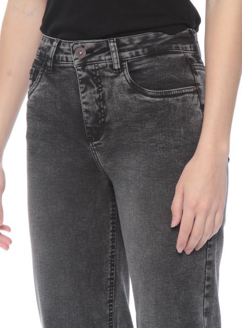 Jeans Recto Tiro Alto con Pretina Bootcut-2
