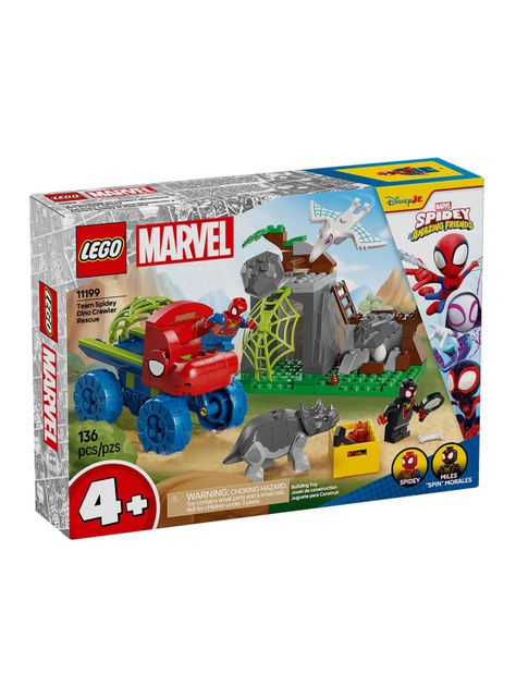Lego Todoterreno Dinosaurio y Equipo Spidey al Rescate-0