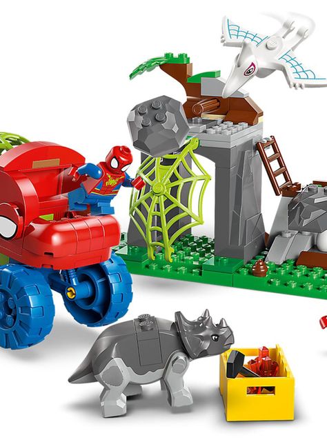 Lego Todoterreno Dinosaurio y Equipo Spidey al Rescate-3