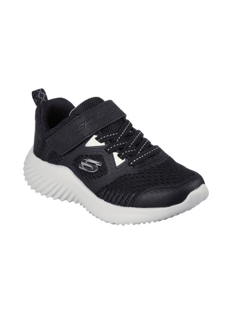 Zapatilla Urbana Velcro Black Bounder Niño-1