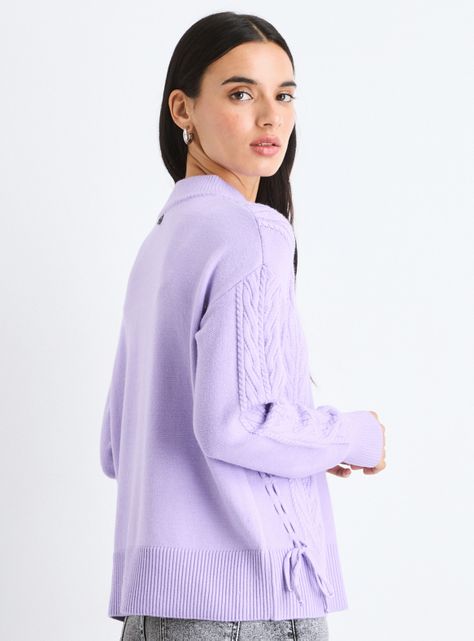 Sweater Diseño Manga Larga Liso-1