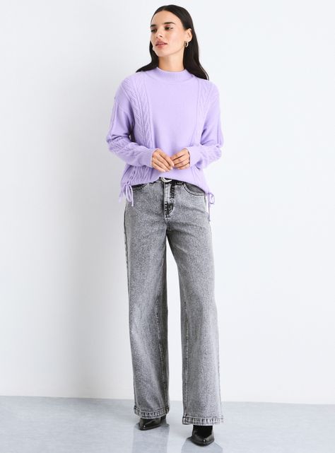 Sweater Diseño Manga Larga Liso-4