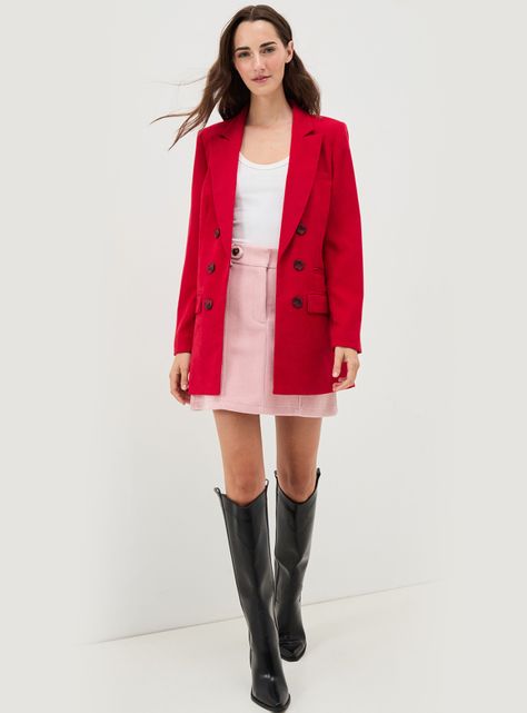 Blazer Liso 3 Botones Color-3