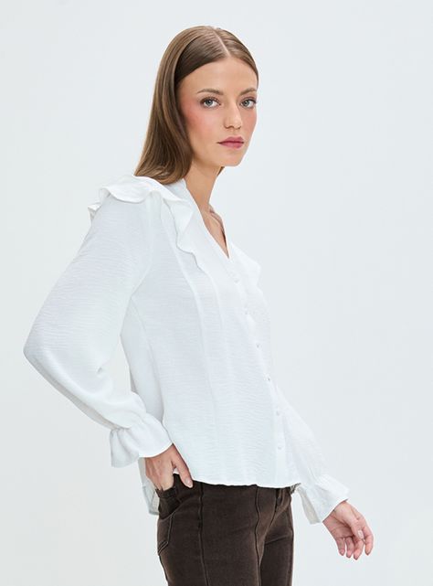 Blusa Lisa Vuelitos Botón-2