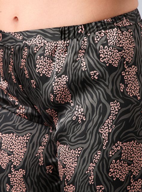 Set Camisero + Pantalón Satín Diseño Print-3