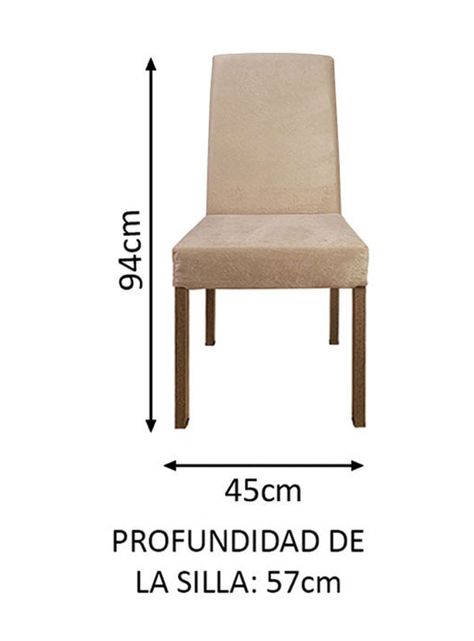 Juego de Comedor Linda 4 Sillas-2