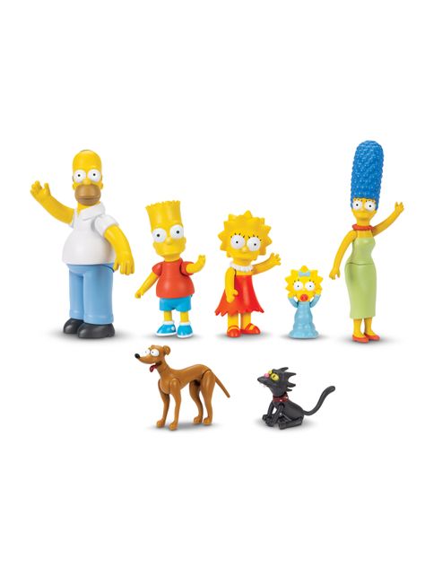 Figura de Acción Simpsons Fig 2.5 Pack de 5 Familia-1