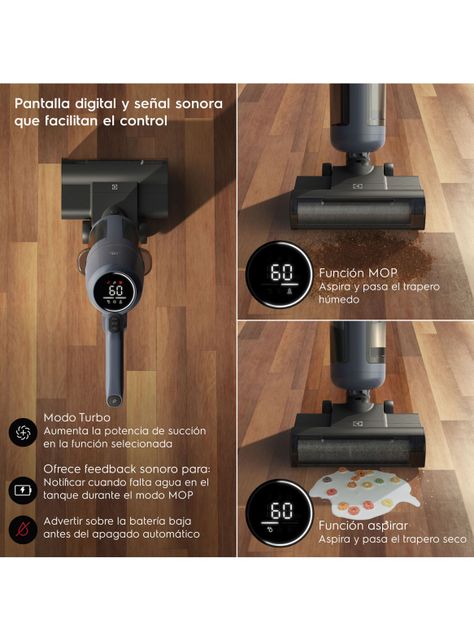 Aspiradora Vertical Mopa Inalámbrica EMC2500-5