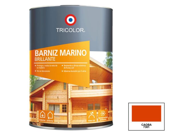 Barniz marino 400 ml caoba brillante Tricolor-0