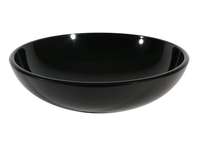 Lavamano sobreponer 42 cm negro-0