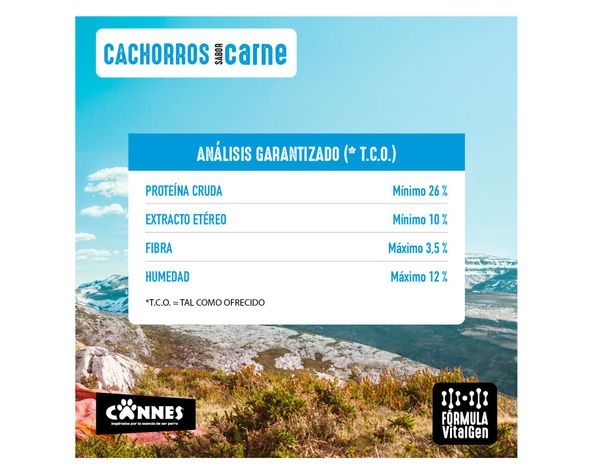 Alimento cachorro 18 kg raza mediana grande carne leche Cannes-3
