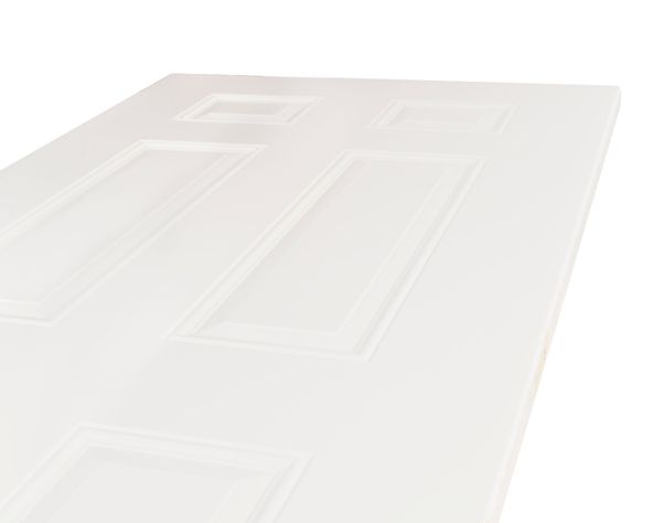 Puerta Metálica Sinfonía Blanca 85x200 cm Masonite-2