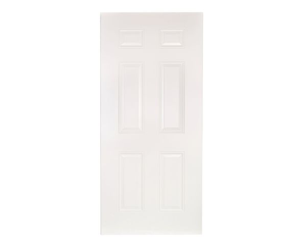 Puerta Metálica Sinfonía Blanca 85x200 cm Masonite-1