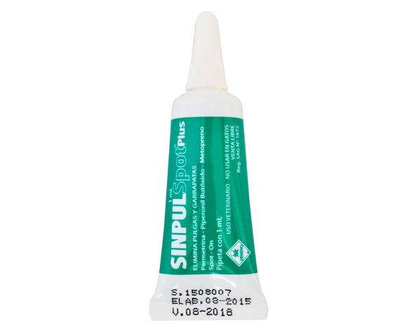 Antiparasitario externo Sinpul spot plus perros raza pequeña 1 ml Drag pharma-0