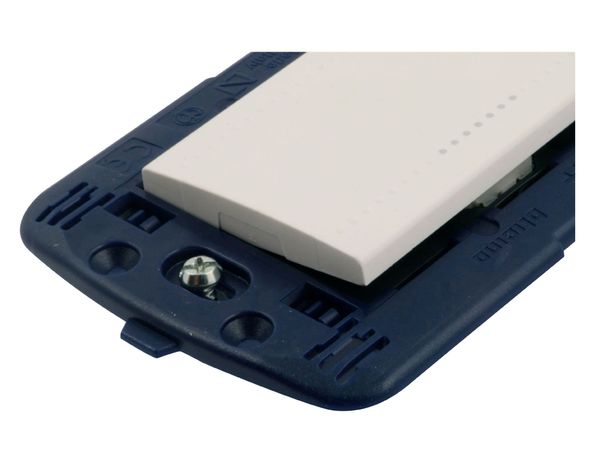 Placa semiarmada interruptor simple 9/24 blanco Bticino-1