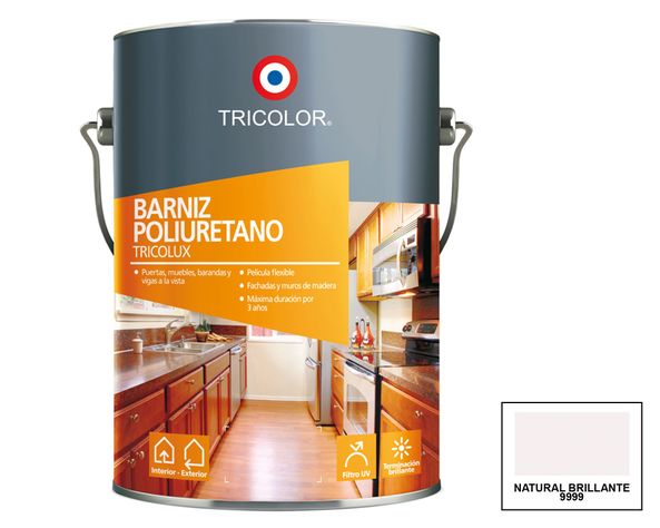 Barniz vitrificante 1 galón Tricolux brillante Tricolor-0