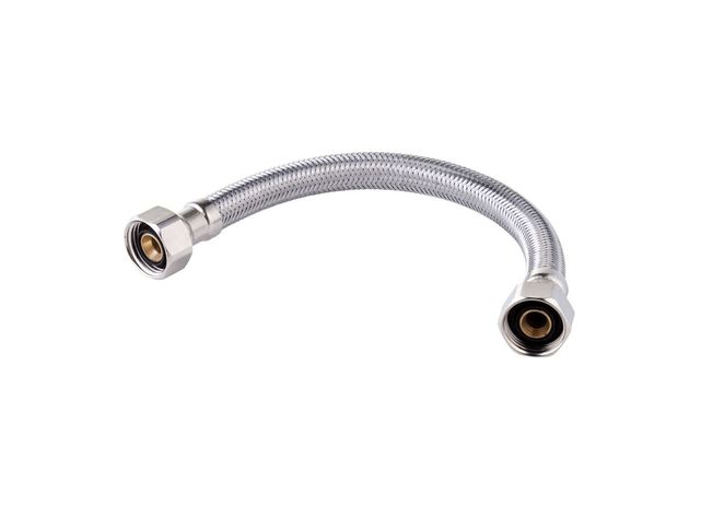 Flexible acero inoxidable calefont 1/2 x 1/2 HI 20 cm Flustem-0