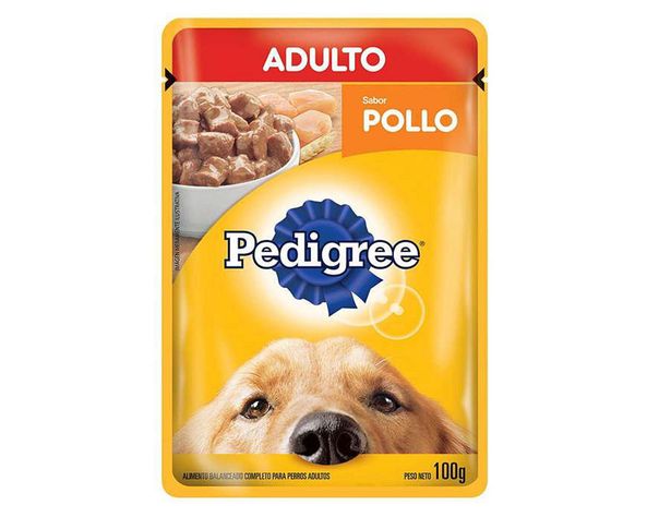 Alimento húmedo perro 100 gr pollo Pedigree-0